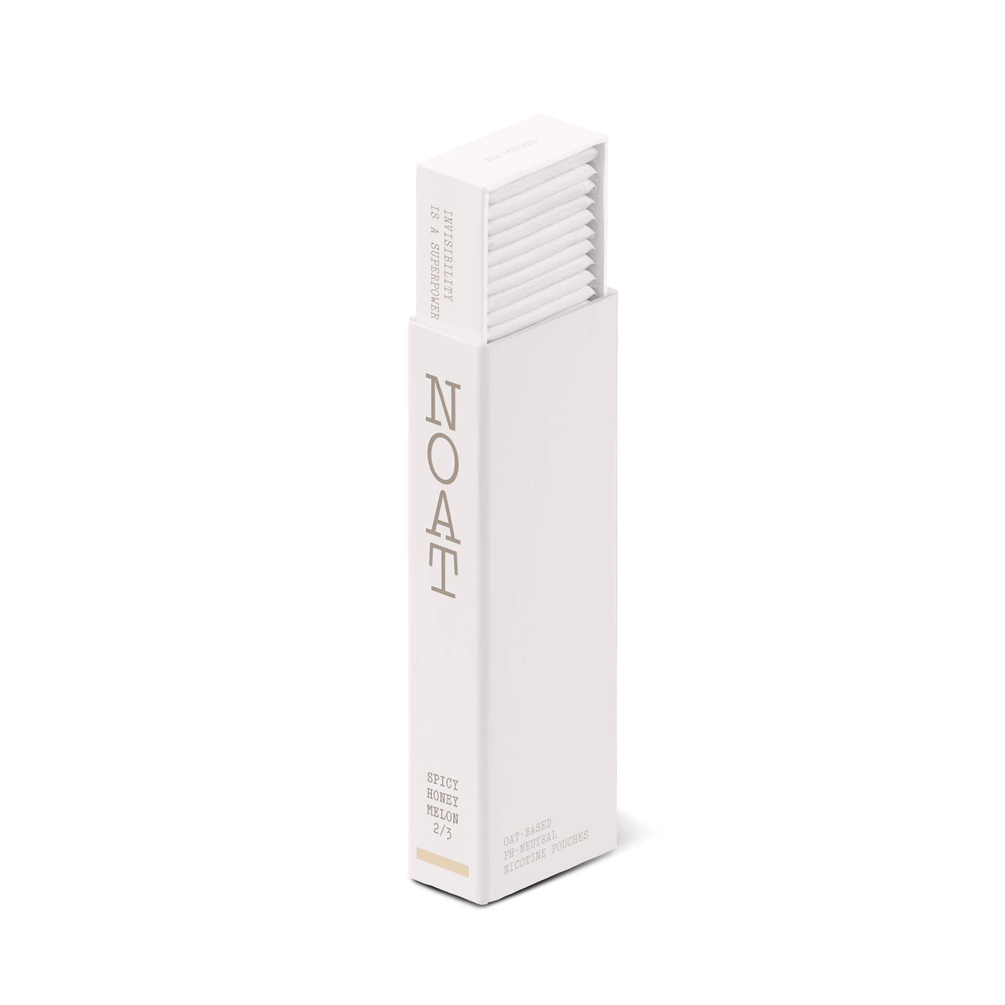 NOAT Spicy Honey Melon 2/3 single pack open. ⁠